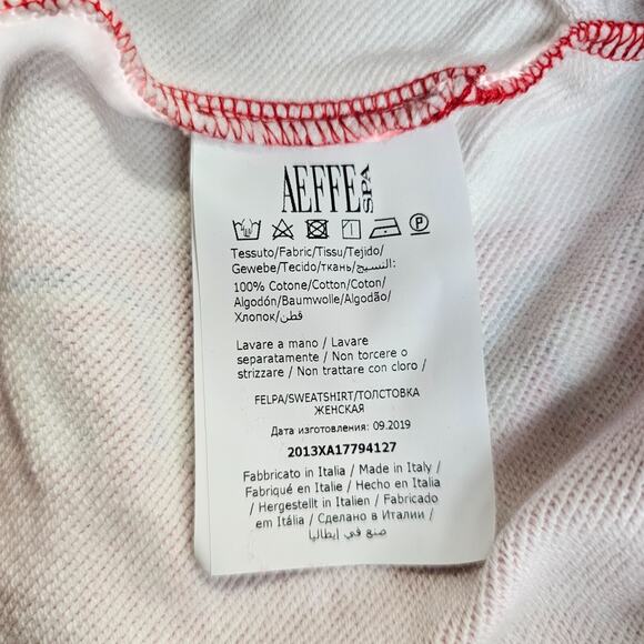 Moschino x Jeremy Scott Budweiser Print Cotton Hoodie Sweatshirt in Red - NWT - Picture 5 of 6